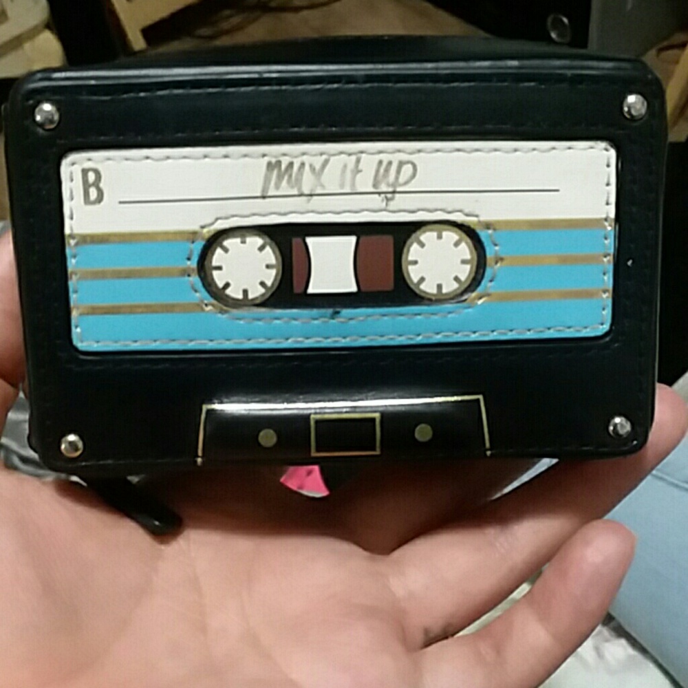 Kate spade cassette tape coin purse